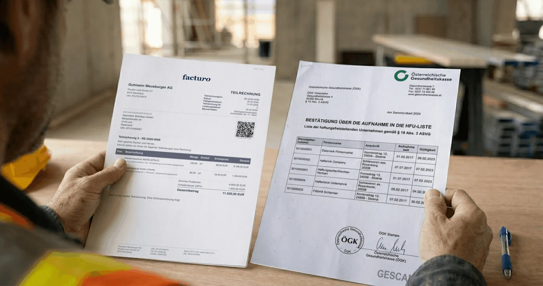 HFU-Liste & Auftraggeberhaftung in Österreich (2026)